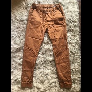 Khaki joggers from Pacsun